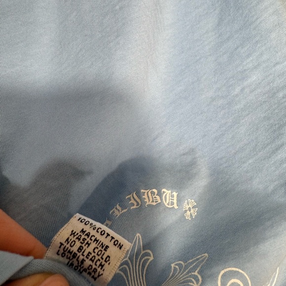 CHROME HEARTS VINTAGE LIGHT BLUE SIZE S - Picture 6 of 6